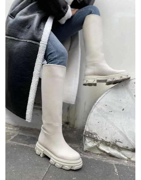 BOGOTA ÇİZME BEJ