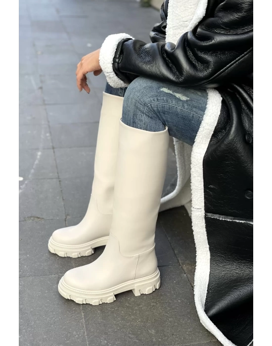 BOGOTA ÇİZME BEJ