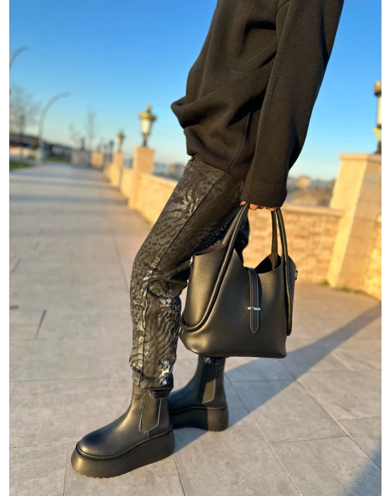LEOPAR VARAKLI MOM FÜME JEAN