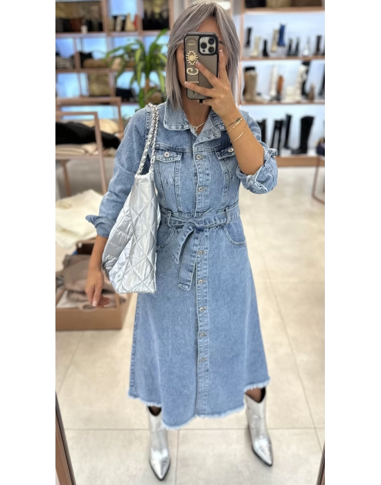 MANDY PARAŞÜT GÖRÜNÜMLÜ DERİ İTHAL ÇANTA GRİ