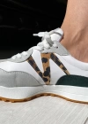 ALVİN LEOPAR DETAYLI SPOR AYAKKABI BEYAZ