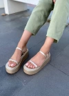 SWEN DOLGU TOPUK SANDELET GOLD