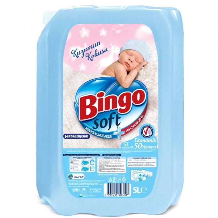BİNGO YUMUŞATICI 5 LT*4