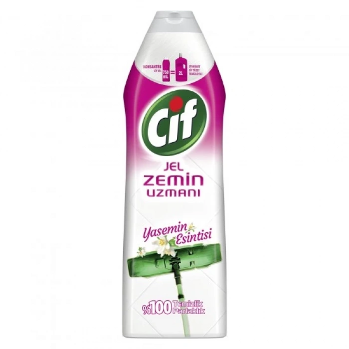 CİF ZEMİN PEMBE ÇİÇEKLER 750 ML *16