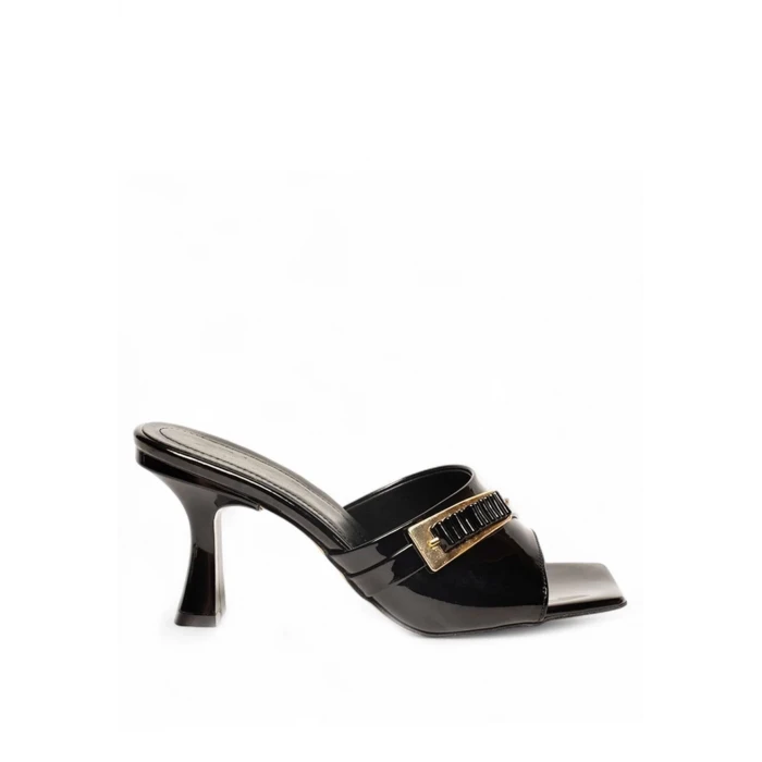 Sief Siyah Rugan Topuklu Terlik