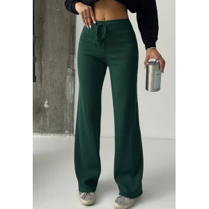 Fit comfort bej salaş pantolon petrol yeşili A6011