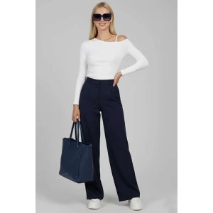 Tek Omuz İpli Bluz Beyaz T4328