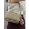 Ponpon vizon cilt çanta