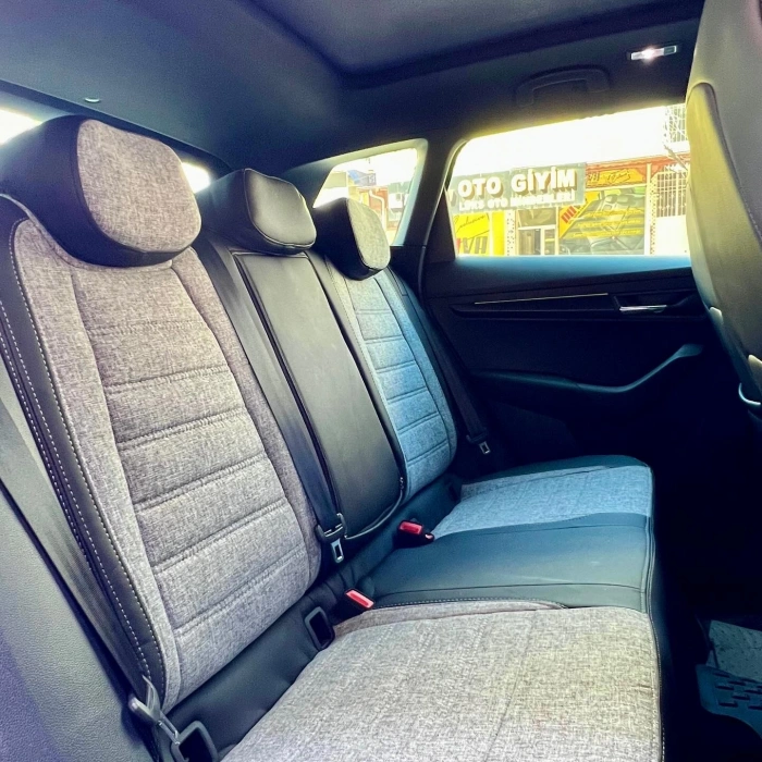 Skoda Karoq Araca Özel Dikim Koltuk Kılıfı