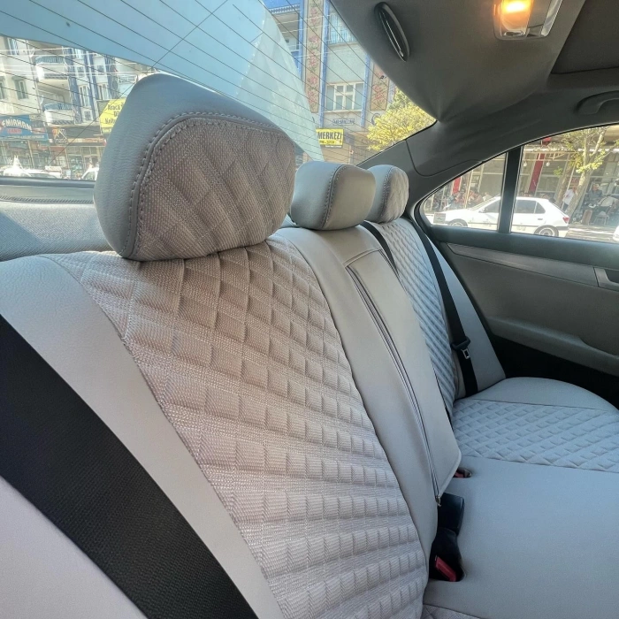 Mercedes C180 Araca Özel Dikim Koltuk Kılıfı