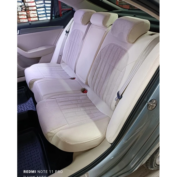 Skoda SuperB Araca Özel Dikim Koltuk Kılıfı
