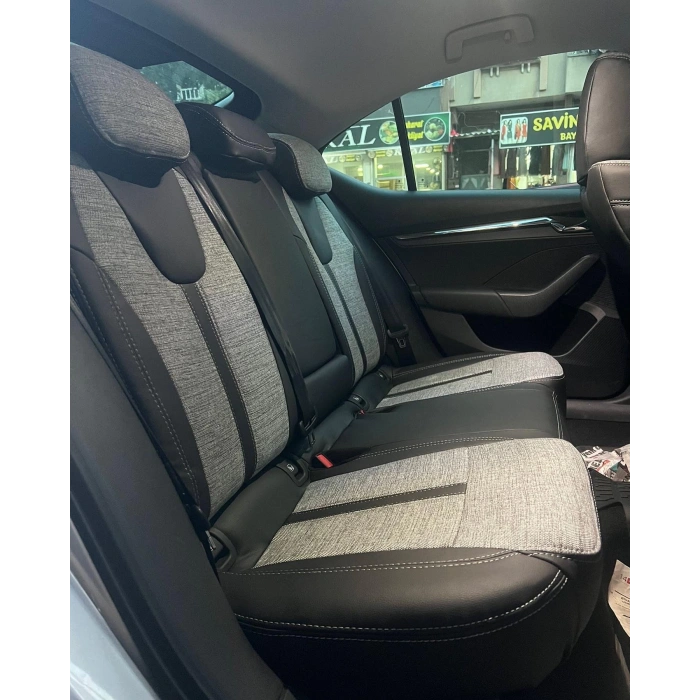 Skoda Octavia Araca Özel Dikim Koltuk Kılıfı