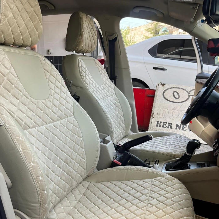 Skoda Octavia Araca Özel Dikim Koltuk Kılıfı