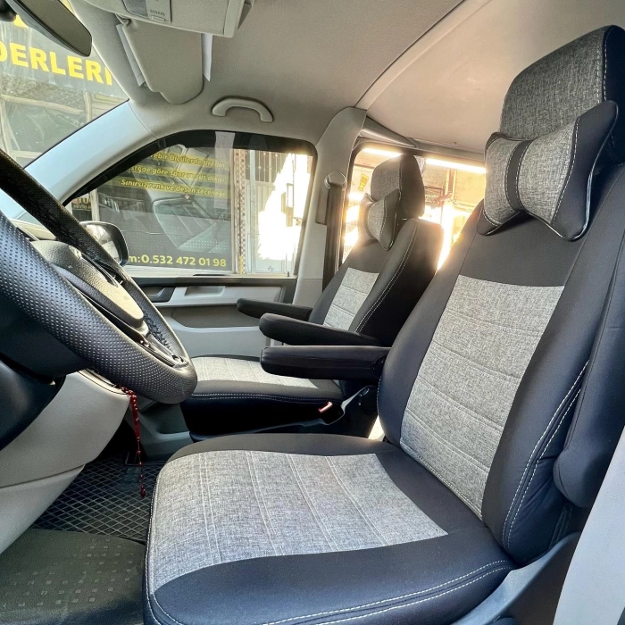 VW Tranporter Comfortline Araca Özel Dikim Koltuk Kılıfı