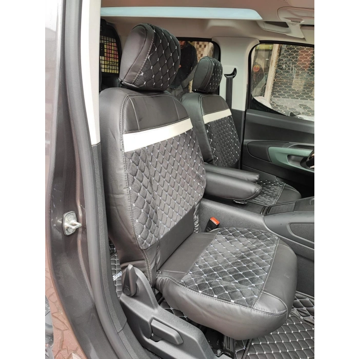 Citroen Berlingo Araca Özel Dikim Koltuk Kılıfı