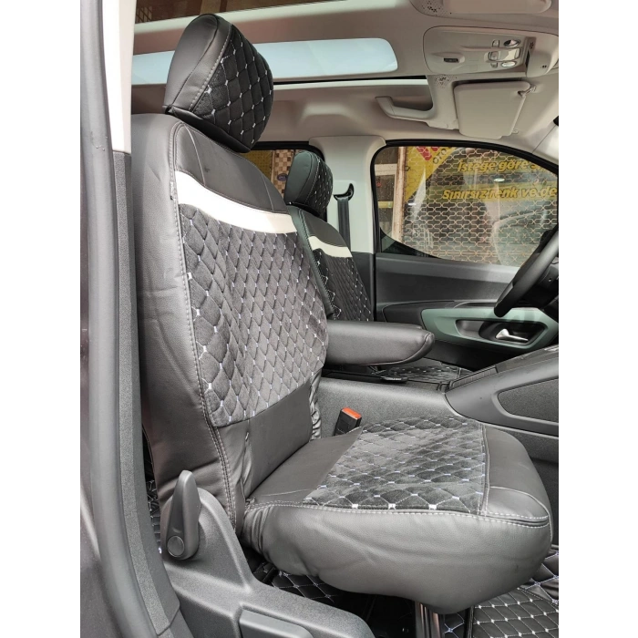 Citroen Berlingo Araca Özel Dikim Koltuk Kılıfı