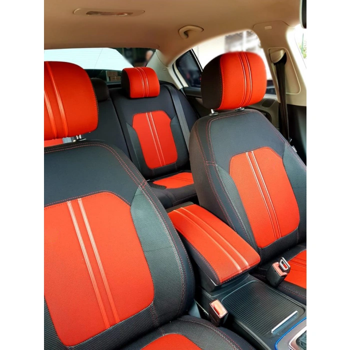 VW Passat B7 Red Line Özel Dikim Koltuk Kılıfı