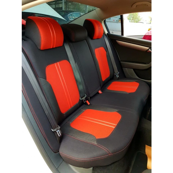 VW Passat B7 Red Line Özel Dikim Koltuk Kılıfı