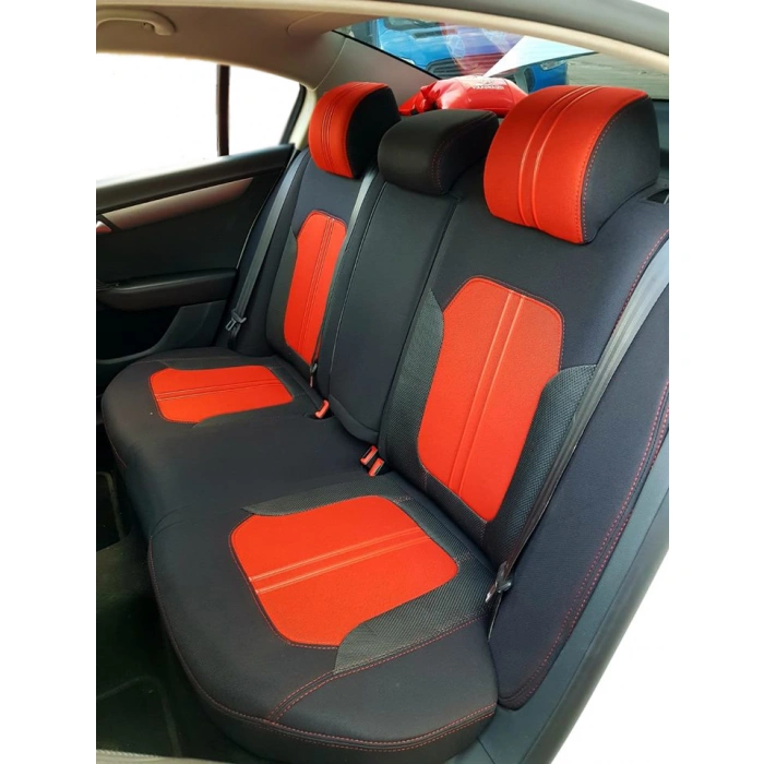 VW Passat B7 Red Line Özel Dikim Koltuk Kılıfı