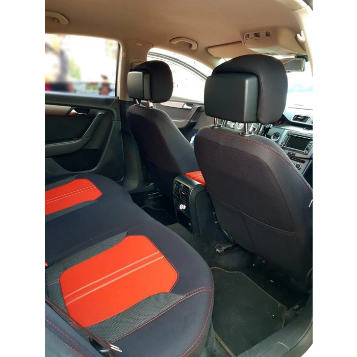 VW Passat B7 Red Line Özel Dikim Koltuk Kılıfı