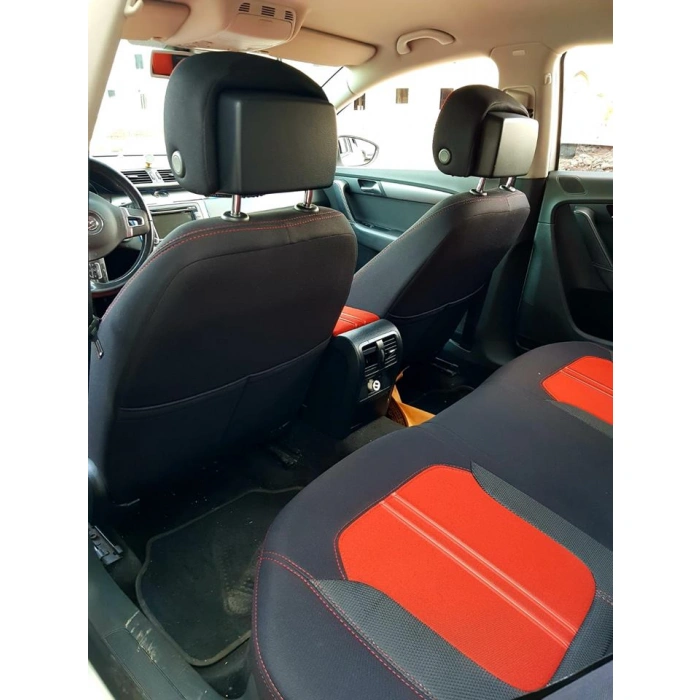 VW Passat B7 Red Line Özel Dikim Koltuk Kılıfı