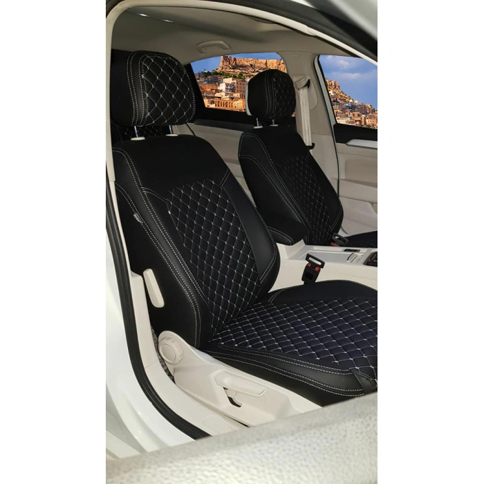 VW Passat B8 Kasa Kapitone-Set Deri Özel Dikim Koltuk Kılıfı