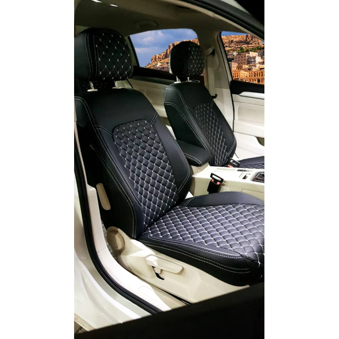 VW Passat B8 Kasa Kapitone-Set Deri Özel Dikim Koltuk Kılıfı