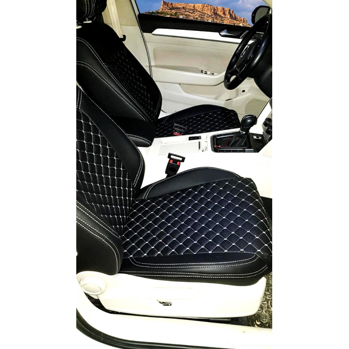 VW Passat B8 Kasa Kapitone-Set Deri Özel Dikim Koltuk Kılıfı