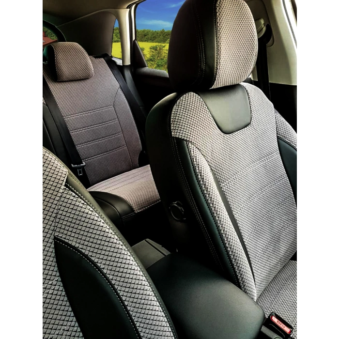 Citroen C4 Özel Dikim Desenli Nubuk Koltuk Kılıfı