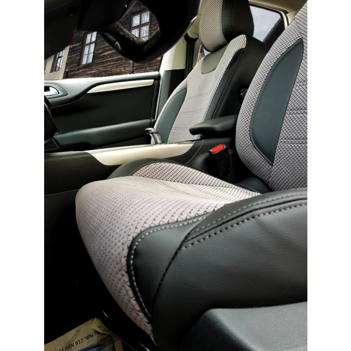 Citroen C4 Özel Dikim Desenli Nubuk Koltuk Kılıfı