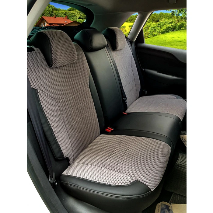 Citroen C4 Özel Dikim Desenli Nubuk Koltuk Kılıfı