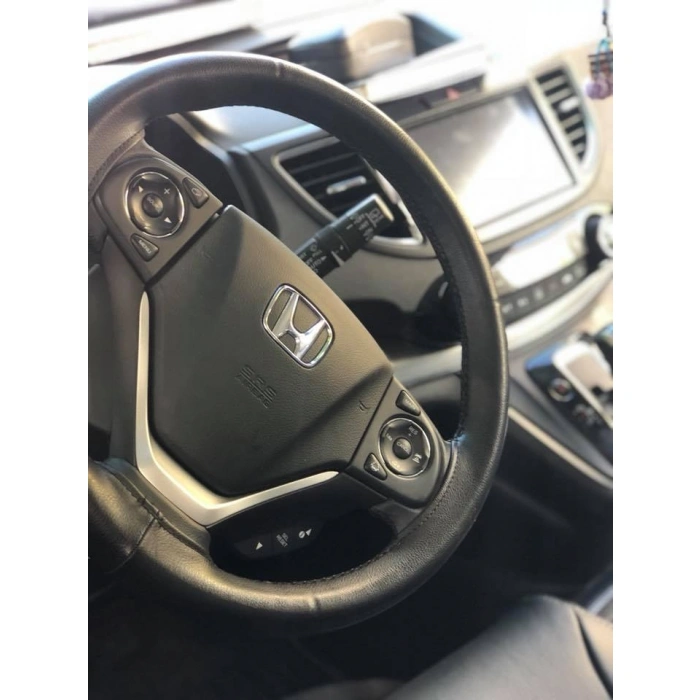 Honda CRV Özel Dikim Koltuk Kılıfı Füme Tay Tüyü - Siyah Deri