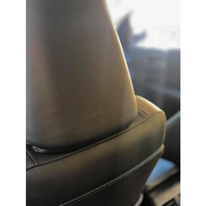 Honda CRV Özel Dikim Koltuk Kılıfı Füme Tay Tüyü - Siyah Deri