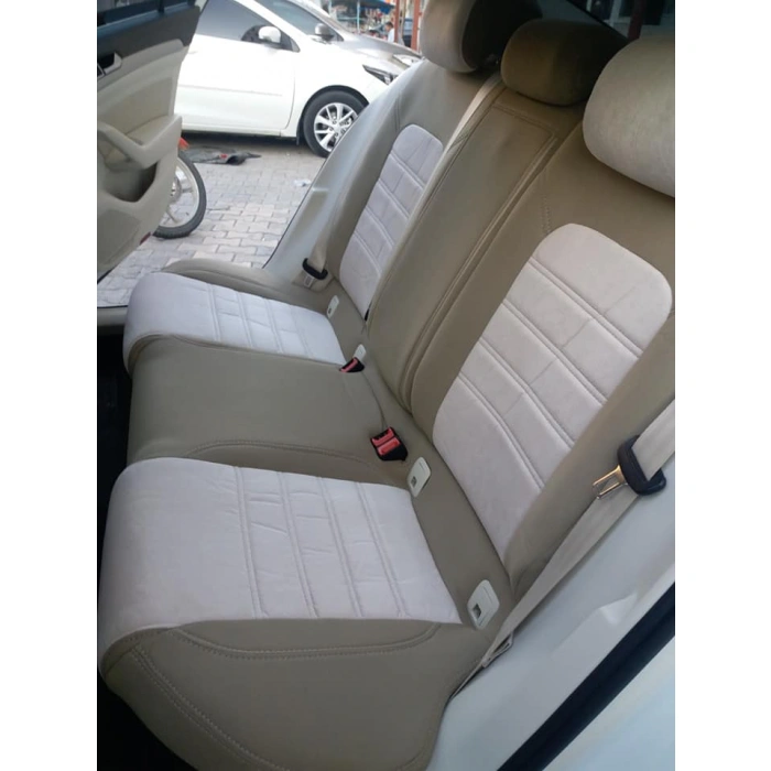 VW Passat B8 Ortalar Krem Tay Tüyü-Kenarlar Maldive Deri
