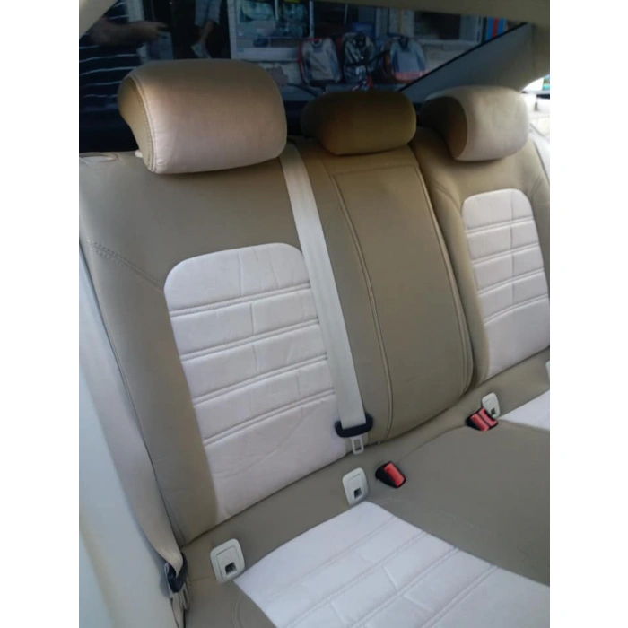 VW Passat B8 Ortalar Krem Tay Tüyü-Kenarlar Maldive Deri