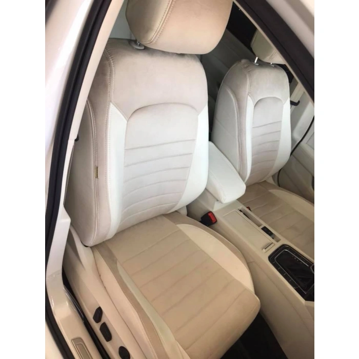 VW Passat B8 Özel Dikim Koltuk Kılıfı / Tay Tüyü - Deri
