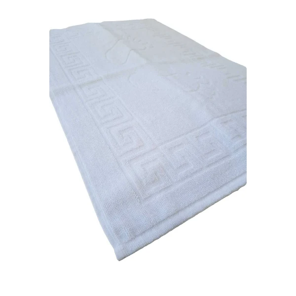 12 li Ayak İzli Banyo Paspas 100 Pamuklu Ayak Havlusu