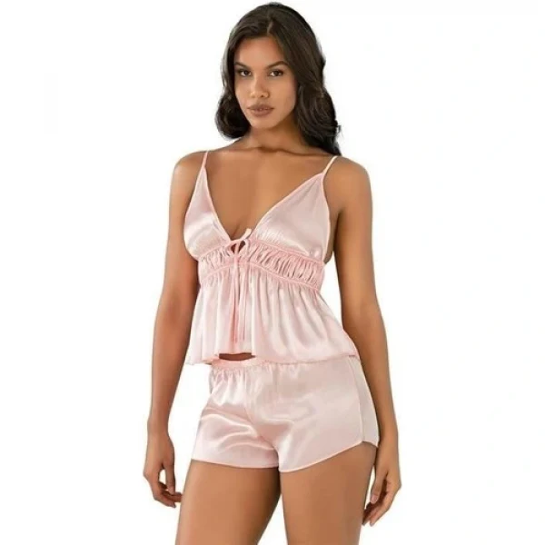 Arias Closet Somon Saten Şort Takımı 9208