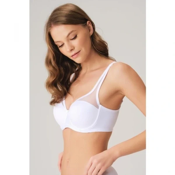 Balenli Desteksiz Dolgusuz Toparlayıcı Yumuşak Süngerli Günlük Klasik Küçültücü Sütyen