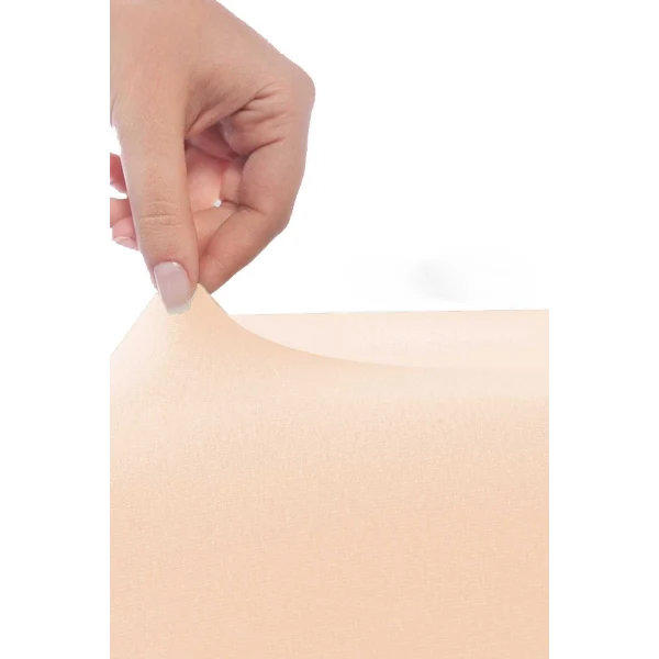 Çift Kişilik Düz Penye  %100 Pamuklu Lastikli Çarşaf 180X200 Newsheet Somon