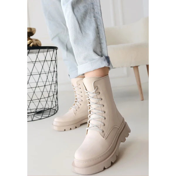 Orge Nude Cilt Bağcıklı Bot