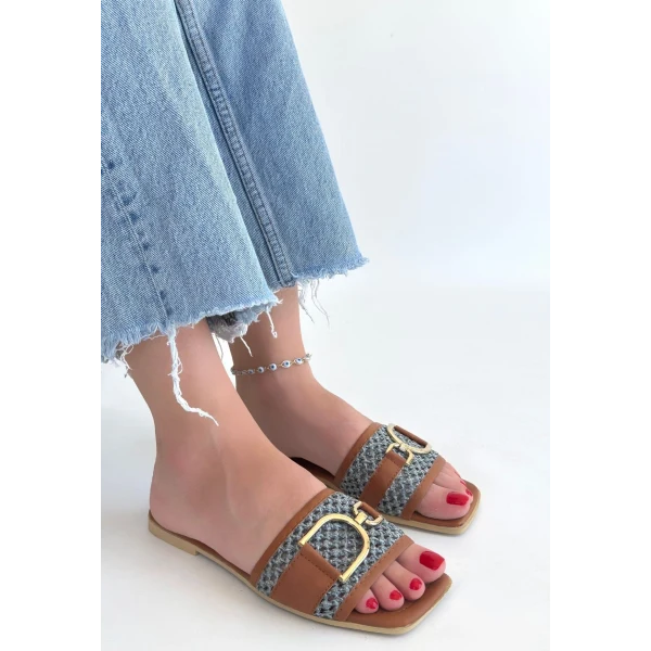 Pıer Siyah Cilt Terlik