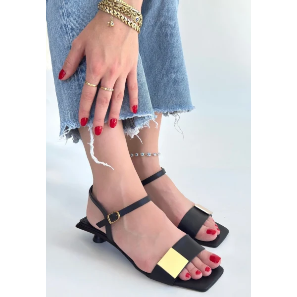 Zıan Bej Topuklu Ayakkabı