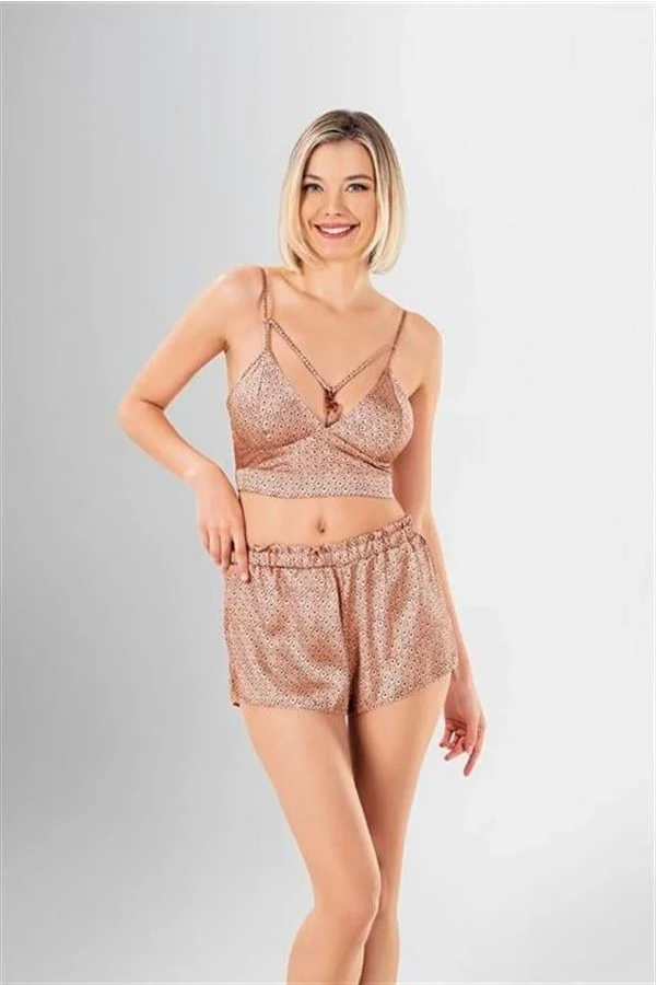 Arias Closet 3lü Şort Takımı Desenli