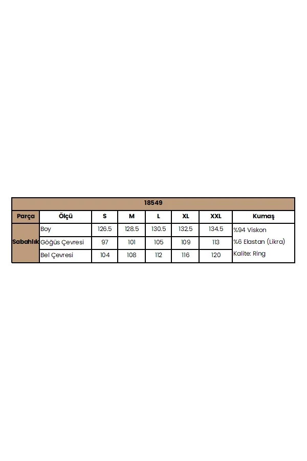 Arias Closet Dantelli ve Kuşaklı Sabahlık