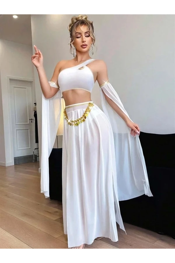 Arias Closet Özel Tasarım Beyaz Harem Kostümü
