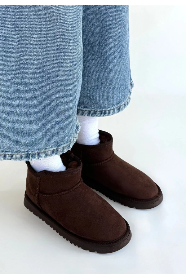 Elsa Kahverengi Süet Bot