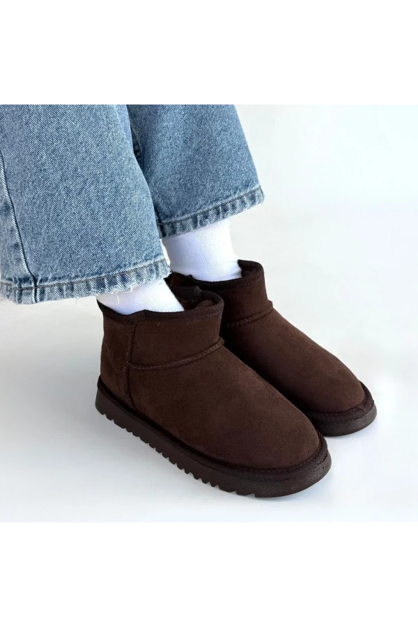 Elsa Kahverengi Süet Bot