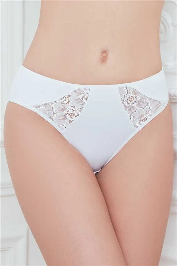 Kadın Mikro Kumaş Dantelli Slip (2780)