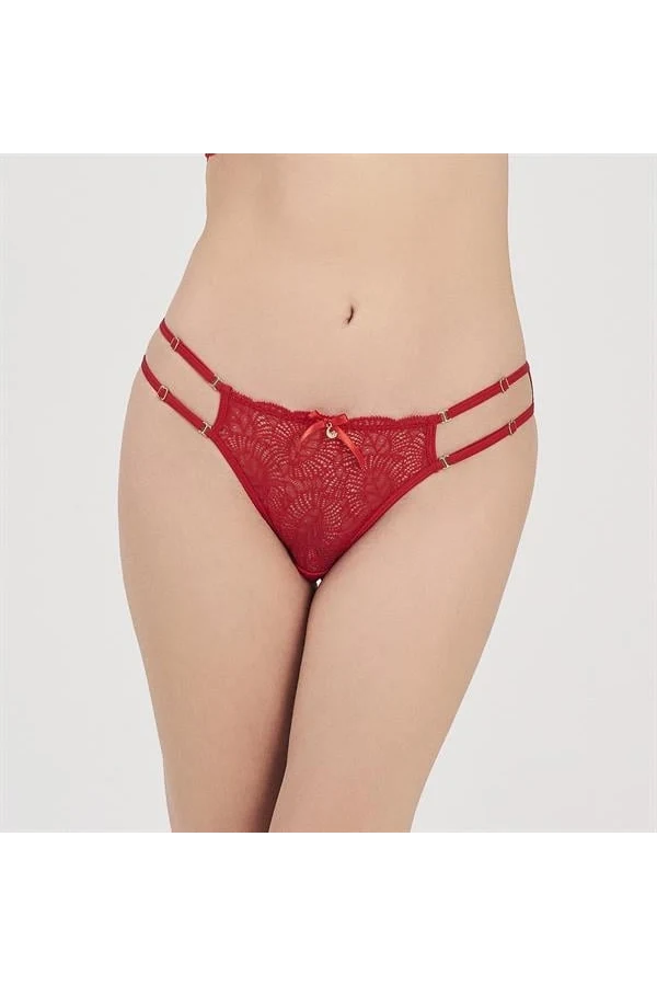 MOONLIGHT 3211 ÇİFT İPLİ KIRMIZI SİLİP